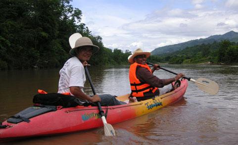 kayaking in Northern Thailand
